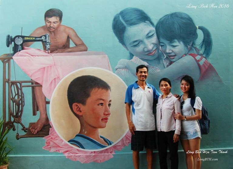 Where is Tam Thanh Mural Village?
